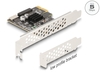 Scheda Tecnica: Delock Pci Express X1 Card To 1 X Internal USB 5GBps - Type-e Key And 1 X 19 Pin USB Pin Header Male - Low Profile