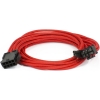 Scheda Tecnica: Phanteks 6+2-pin PCIe Extension - 50cm Sleeved Red