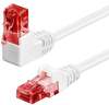 Scheda Tecnica: Goobay LAN Cable Angolato 90 Cca - Cat.6 UTP 0.5m Bianco