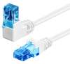Scheda Tecnica: Goobay LAN Cable Angolato 90 Cca - Cat.6a UTP 5m Bianco