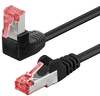 Scheda Tecnica: Goobay LAN Cable Angolato 90 Rame - Cat.6 S/FTP 2m Nero