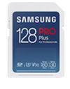 Scheda Tecnica: Samsung MB-SD128S PRO Plus 128GB SDXC, 180MB/s-130MB/s - UHS-1, Class 10, 32x24x2.1mm, 1.75g