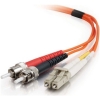Scheda Tecnica: C2G LC-ST 50/125 OM2 Duplex Multimode PVC Fibre Optic - Cable (LSZH) - Orange 10m