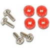 Scheda Tecnica: Lamptron HDD Rubber Screws Pro Red - 