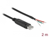 Scheda Tecnica: Delock ADApter Cable USB 2.0 Type To Serial Rs-232 - With 3 Open Wires 2 M