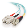 Scheda Tecnica: C2G LC-SC 10Gb 50/125 OM3 Duplex Multimode PVC Fibre - Optic Cable (LSZH) - Aqua 1m