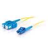 Scheda Tecnica: C2G LC-SC 9/125 OS1 Duplex Singlemode PVC Fibre Optic - Cable (LSZH) - Yellow 3m