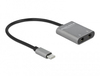 Scheda Tecnica: Delock Audio Splitter USB Type-c To 2 X Stereo Jack Female - Metal