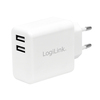 Scheda Tecnica: Logilink USB power socket ADApter, 2x USB-Port, 12W, white - 
