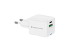 Scheda Tecnica: Conceptronic Caricatore Pd USB 2-porte 20w Gan (1x USB-c - 1x USB-a, Qc 3.0, Pps) - Bianco