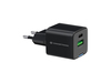 Scheda Tecnica: Conceptronic Caricatore Pd USB 2-porte 20w Gan (1x USB-c - 1x USB-a, Qc 3.0, Pps) - Nero