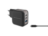 Scheda Tecnica: Conceptronic Caricatore Pd USB Gan 3-porte Da 67 W Con Cavo - Di Ricarica USB-c, (2x USB-c, 1x USB-a, Qc 3.0, Pps) - Nero