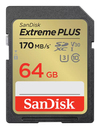 Scheda Tecnica: WD Extreme Plus - 64GB Sdxc Memory Card 170mb/s 80mb/s Uhs-i Cl. 10