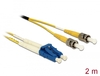 Scheda Tecnica: Delock Cable Optical Fibre Lc - > St Singlemode Os2 2 M