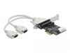 Scheda Tecnica: Delock Pci Express Card To 2 X Serial Rs-232 - With Voltage Supply 5 V / 12 V