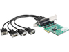 Scheda Tecnica: Delock Pci Express Card To 4 X Serial Rs-232 - High Speed 921k With Voltage Supply