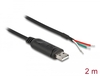 Scheda Tecnica: Delock ADApter Cable USB 2.0 Type - -a To Serial Rs-485 With 3 X Open Wire Ends 2 M