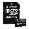 Scheda Tecnica: Verbatim Sdxc MICRO PREMIUM 256GB CLASS 10"C ADAPTER - 