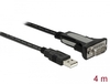 Scheda Tecnica: Delock ADApter USB 2.0 Tipo - To 1 X Serial Rs-232 Db9 4 M