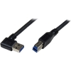 Scheda Tecnica: StarTech 3M Right Angle USB 3.0 Cable - - 10ft USB 3 Right Angle To B