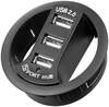 Scheda Tecnica: Goobay Hub USB 2.0 3 Porte In-desk Diametro 6 Cm - 