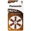 Scheda Tecnica: Panasonic Batterie Bottone - Per PRedesi Acustiche Pr312 6pz