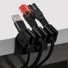 Scheda Tecnica: Goobay Set 2 FerMacavo Da Scrivania Cinque Posti Nero - 