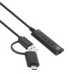 Scheda Tecnica: Manhattan Cavo ADAttatore 2-in-1 Da USB-c E USB-a - Audio Stereo Aux Da 3,5 Mm