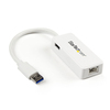 Scheda Tecnica: StarTech Nic USB 3.0 Ethernet - Gigabit Nic Con Porta USB Bianco