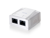 Scheda Tecnica: Equip Premium 2-Port Cat.6 Surface Mount Box, unshielded - 