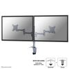 Scheda Tecnica: Neomounts Desk Mount - Dual 10-27" Silver Clmp/grm.max18kg.75x75to100x100m
