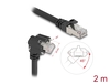 Scheda Tecnica: Delock Gige Camera Cable RJ45 Plug 45- Rotated And 90- - Angled With Screws To RJ45 Plug Cat.6 S/FTP 2 M Black