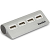 Scheda Tecnica: Hamlet 4 Port USB 2.0 Hub Aluminium Auto - Powerd