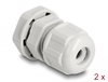 Scheda Tecnica: Delock Ex Cable Gland M12 Grey 2 Pieces - 