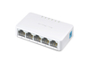 Scheda Tecnica: Mercusys MS105 5x RJ-45 10/100Mbps, 1Gbps, IEEE 802.3, IEEE - 802.3u, IEEE 802.3x, auto-MDI/MDIX, 82 x 49 x 21 mm