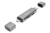Scheda Tecnica: DIGITUS Combo Card Reader Hub USB-c+ USB 3.0 1x Sd 1x - Microsd Grey