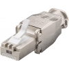 Scheda Tecnica: Techly Plug RJ45 Cat.6a Schermato STP Tooless Con FerMacavo - 