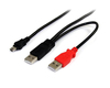 Scheda Tecnica: StarTech 1.8m USB Y /mini-B, Black - 