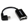 Scheda Tecnica: StarTech 12.7 cm (5 ") Right Angle Micro USB to USB OTG - Host ADApter M/F