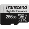 Scheda Tecnica: Transcend 256GB Microsd W/ ADApter Uhs-i U3 A2 - 