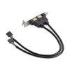 Scheda Tecnica: StarTech 2 Port USB Female Low Profile Slot Plate ADApter - 