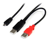 Scheda Tecnica: StarTech 2 x USB - USB micro-B, 0.9 m, USB 2.0, 480 Mbps - 24/28 AWG, PVC
