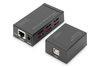 Scheda Tecnica: DIGITUS Hub & Extender 4 porte USB 2.0 50M da utilizzare - con cavo Cat5/5e/6 (UTP, STP, SFT)