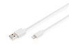 Scheda Tecnica: DIGITUS Da USB-A a lightning MFI C89, 2M Dati e cavo di - ricarica, bianco, 5V, 2.4A