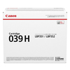 Scheda Tecnica: Canon Toner 039 H Nero originale Cartuccia per imageCLASS - LBP351dn, LBP351x, LBP352dn, LBP352x, i SENSYS LBP351x, LBP