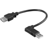 Scheda Tecnica: Goobay Cavo USB 2.0 male Angolato/a female 0,15m - 