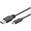 Scheda Tecnica: Goobay Cavo USB3.0 male USB-c male 0,15m Nero - 