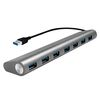 Scheda Tecnica: Logilink Hub USB 3.0 - Superspeed 7 Porte Alluminio Silver