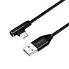 Scheda Tecnica: Logilink Cavo Superspeed USB-c male - Angolato/USB male Dritto 0.3m Nero