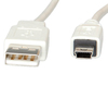 Scheda Tecnica: ITB USB 2.0 Cable Type Mini B (5 Pin) M / M 1.8m White - 